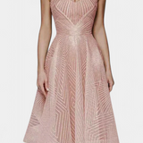 Vestido Largo Everleigh con Bordado y Corte A-Line