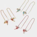 Pendientes de Pájaro de Zirconio Mezclado