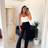 Pantalón campana negro