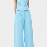 Top Asimétrico Hayden y Pantalones Palazzo