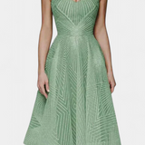 Vestido Largo Everleigh con Bordado y Corte A-Line