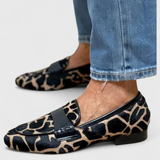 Mocasines de Cuero Annelore con Tacón Bajo y Diseño Exclusivo