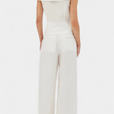 Top Asimétrico Hayden y Pantalones Palazzo