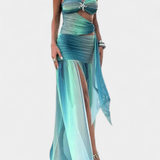 Vestido Maxi Sin Mangas Corte A Maisie