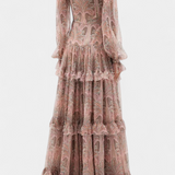 Vestido Maxi de Estampado Paisley Vintage Ayla