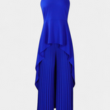 Conjunto Asimétrico Chrysoula con Pantalones Plisados