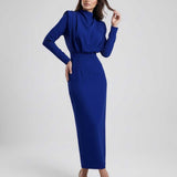 Vestido Midi Índigo