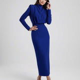 Vestido Midi Índigo