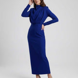 Vestido Midi Índigo