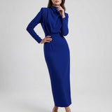 Vestido Midi Índigo