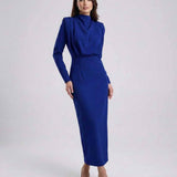 Vestido Midi Índigo