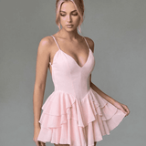 Vestido Mini Isolde Rosa
