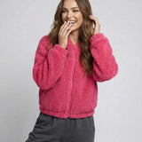 Chaqueta de Forro Polar Berry