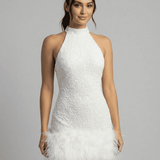 Vestido Mini Bianca Blanco