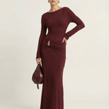 Vestido Maxi Burdeos