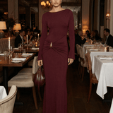 Vestido Maxi Burdeos