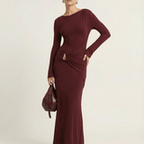 Vestido Maxi Burdeos