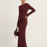 Vestido Maxi Burdeos