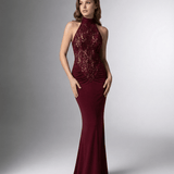Vestido Maxi Burdeos