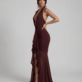 Vestido Maxi Burdeos