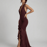Vestido Maxi Burdeos
