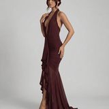 Vestido Maxi Burdeos