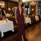 Vestido Maxi Burdeos