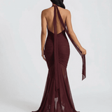 Vestido Maxi Burdeos