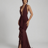 Vestido Maxi Burdeos