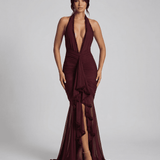 Vestido Maxi Burdeos