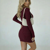 Vestido Mini Burdeos