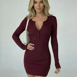 Vestido Mini Burdeos