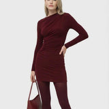 Vestido Mini Burdeos