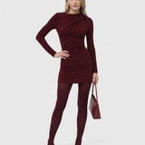 Vestido Mini Burdeos