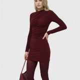 Vestido Mini Burdeos