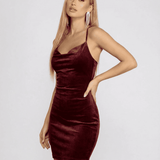 Vestido Mini Burdeos