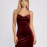 Vestido Mini Burdeos