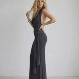 Vestido Maxi Celeste