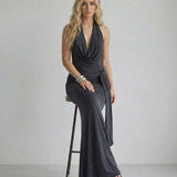 Vestido Maxi Celeste