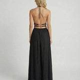 Vestido Maxi Celeste