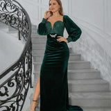 Vestido Maxi Celeste