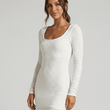 Vestido Maxi Celeste Blanco