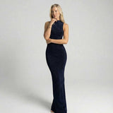 Vestido Maxi Celeste