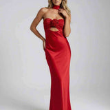 Vestido Maxi Celeste