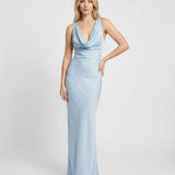Vestido Maxi Celeste