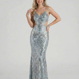 Vestido Maxi Celeste