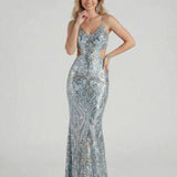 Vestido Maxi Celeste