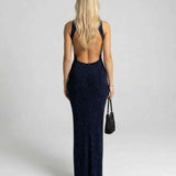 Vestido Maxi Celeste