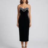 Vestido Midi Celeste