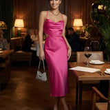 Vestido Midi Celeste